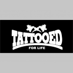 Tattooed for Life - čierna zimná letecká bunda BOMBER typu MA-1 z pevného materiálu s masívnym zipsom na zapínanie 100%nylón, čiastočne vodeodolná